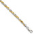 Sterling Silver And Vermeil 3.5mm Diamond-cut Rope Chain - QD-590C9C91-8019