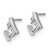Sterling Silver Antique Cushion White Topaz and Diamond Earrings
