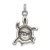 Sterling Silver Antique Turtle Charm
