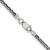 Sterling Silver Antiqued 2.2mm Solid Square Spiga Chain - QF-5516AC7C-8255