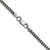 Sterling Silver Antiqued 3.1mm D/C Square Franco Chain - QQ-8FB2F3A4-1807