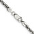 Sterling Silver Antiqued 3.25mm Solid Square Spiga Chain - QH-C4B8FAAF-4713