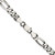 Sterling Silver Antiqued 6.5mm Figaro Chain - QF-882643ED-6530