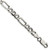 Sterling Silver Antiqued 6.5mm Figaro Chain - QF-D4C278EB-2288