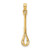 14K 3-D  Polished Whisk Charm