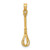 14K 3-D  Polished Whisk Charm