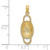 14K 3-D 2 Handles Oval Basket Charm