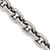 Sterling Silver Antiqued 8.6mm D/C Elongated Open Link Chain - QF-E77E12D9-6403