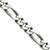 Sterling Silver Antiqued 9mm Figaro Chain - QF-A00AFD53-4829