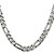 Sterling Silver Antiqued 9mm Figaro Chain - QF-A39EB7BA-1812