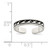 Sterling Silver Antiqued Adjustable Toe Ring