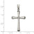 Sterling Silver Antiqued and Brushed Latin Cross Pendant