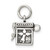 Sterling Silver Antiqued Angel Prayer Box Charm