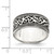Sterling Silver Antiqued Band - QR-56D75B58-8333