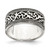 Sterling Silver Antiqued Band - QR-B3DC48CD-4481