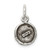 Sterling Silver Antiqued Basketball Charm - QC-58FD3AD3-6589