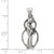 Sterling Silver Antiqued Blessed Mary Charm