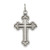 Sterling Silver Antiqued Budded Cross Pendant - QC-CD790C64-4407
