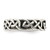 Sterling Silver Antiqued Celtic Knot Band - QR-0CEB2B89-6020