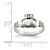 Sterling Silver Antiqued Claddagh Ring - QR-36E2BD12-5199