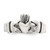 Sterling Silver Antiqued Claddagh Ring - QR-437890C3-1451