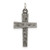 Sterling Silver Antiqued Cross Charm - QC-09603620-6041