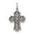 Sterling Silver Antiqued Cross Charm - QC-EC2DCD97-8304