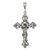 Sterling Silver Antiqued Crucifix Charm - QC-FE017D02-4741