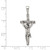 Sterling Silver Antiqued Crucifix Pendant - QC-187A5335-2135