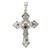 Sterling Silver Antiqued Crucifix Pendant - QC-B3BC2670-4367