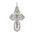 Sterling Silver Antiqued Eastern Orthodox Cross Charm - QC-DAEA0C3D-7198