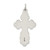 Sterling Silver Antiqued Eastern Orthodox Cross Pendant