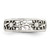Sterling Silver Antiqued Floral Toe Ring - QR-D55F3717-3595