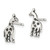 Sterling Silver Antiqued Giraffe Post Earrings