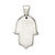 Sterling Silver Antiqued Hamsa Pendant - QC-6EAE4BE3-5275