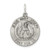 Sterling Silver Antiqued Holy Family Medal