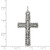 Sterling Silver Antiqued INRI Crucifix Pendant - QC-294FD87E-5655