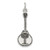 Sterling Silver Antiqued Mandolin Charm