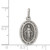 Sterling Silver Antiqued Miraculous Medal - QC-8037B63D-2664