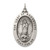Sterling Silver Antiqued Our Lady of Guadalupe Medal - QC-CAC51428-9979