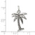 Sterling Silver Antiqued Palm Tree Charm - QC-D6A5364C-2232