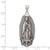 Sterling Silver Antiqued Religious Pendant