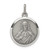Sterling Silver Antiqued Sacred Heart of Jesus Medal - QC-F9B43455-7364