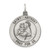 Sterling Silver Antiqued Saint Anthony Medal - QC-B1ABC7F6-2052