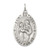 Sterling Silver Antiqued Saint Anthony Medal - QC-F0C24AF0-7018
