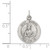 Sterling Silver Antiqued Saint Barbara Medal