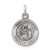 Sterling Silver Antiqued Saint Christopher Medal - QC-DED24BE6-8787