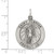 Sterling Silver Antiqued Saint Florian Medal - QC-0731C27A-2451
