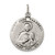 Sterling Silver Antiqued Saint Jude Thaddeus Medal - QC-308031C1-8341