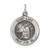 Sterling Silver Antiqued Saint Luke Medal - QC-ACA2951D-3707